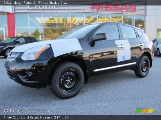 2011 Nissan Rogue S in Wicked Black