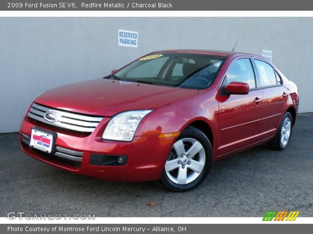 2009 Ford Fusion SE V6 in Redfire Metallic
