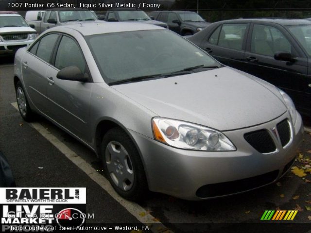 2007 Pontiac G6 Sedan in Liquid Silver Metallic