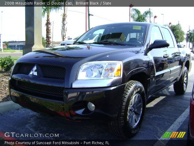 2008 Mitsubishi Raider LS Double Cab in Brilliant Black