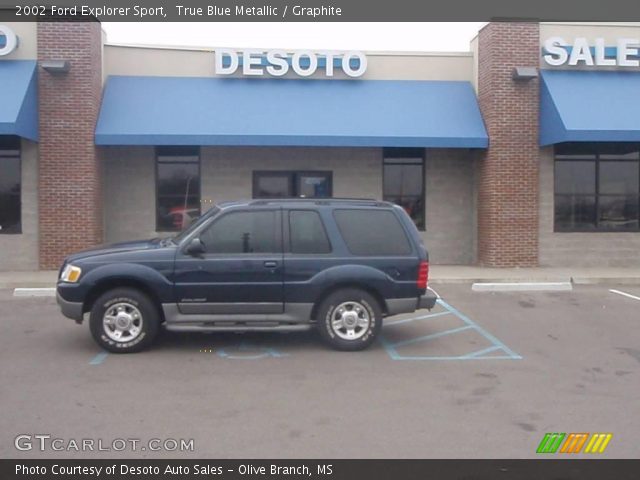 2002 Ford Explorer Sport in True Blue Metallic