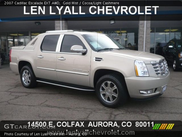 2007 Cadillac Escalade EXT AWD in Gold Mist