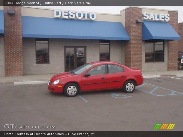 2004 Dodge Neon SE in Flame Red