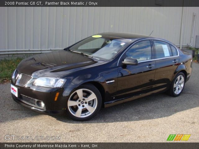 2008 Pontiac G8 GT in Panther Black Metallic