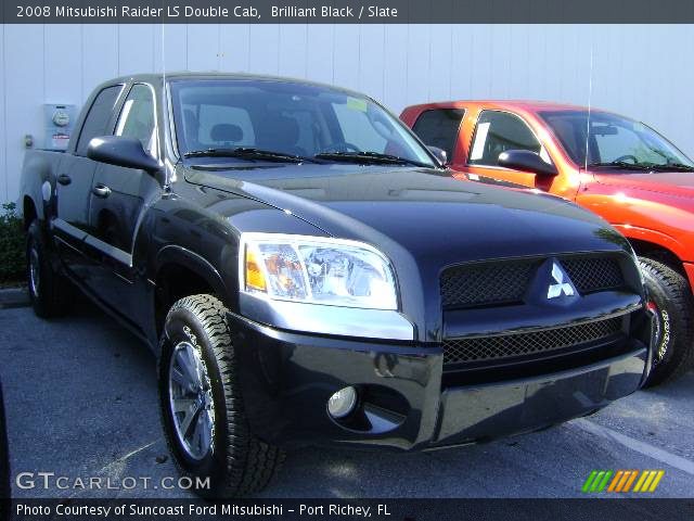 2008 Mitsubishi Raider LS Double Cab in Brilliant Black