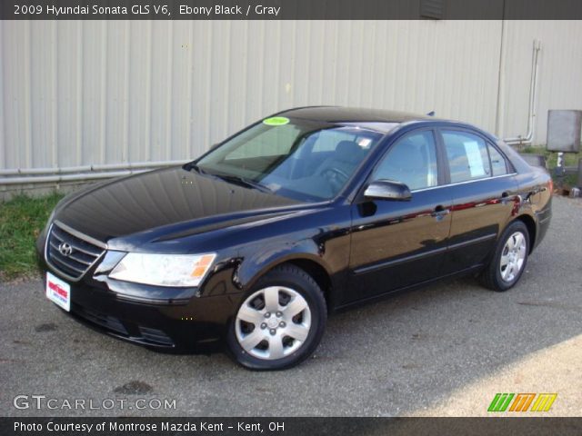 2009 Hyundai Sonata GLS V6 in Ebony Black