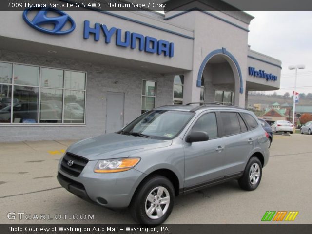 2009 Hyundai Santa Fe GLS 4WD in Platinum Sage