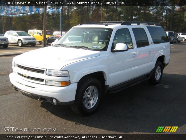 2004 Chevrolet Suburban 1500 Z71 4x4 in Summit White
