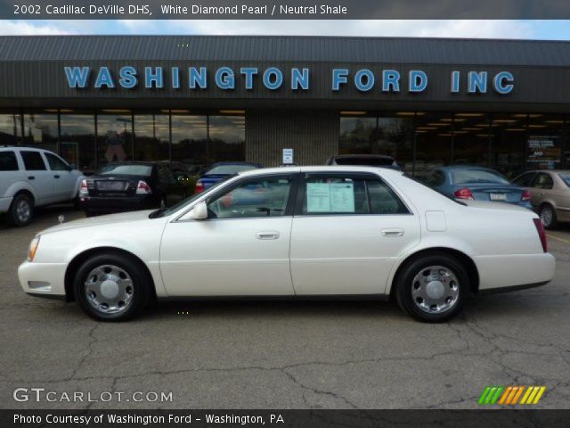 2002 Cadillac DeVille DHS in White Diamond Pearl