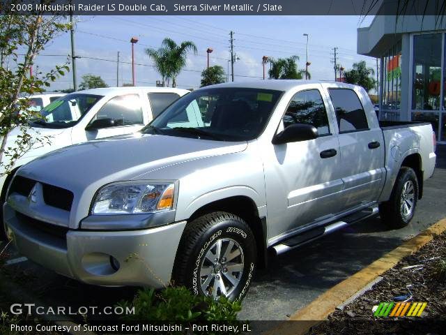 2008 Mitsubishi Raider LS Double Cab in Sierra Silver Metallic