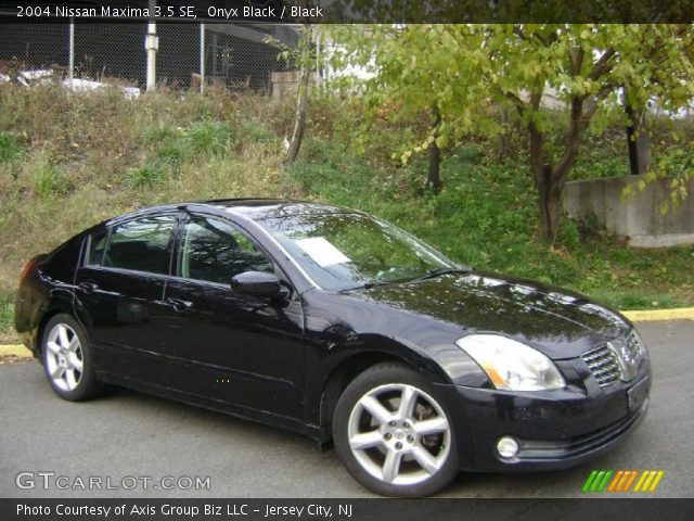 2004 Nissan Maxima 3.5 SE in Onyx Black