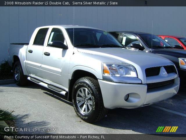 2008 Mitsubishi Raider LS Double Cab in Sierra Silver Metallic