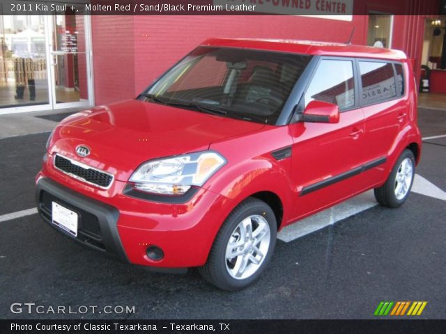 2011 Kia Soul + in Molten Red