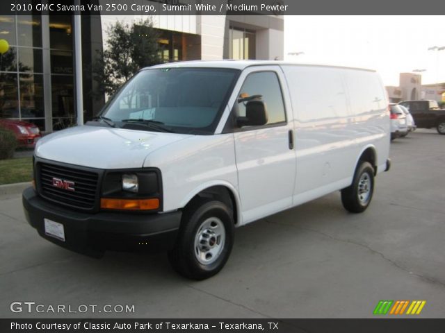 2010 GMC Savana Van 2500 Cargo in Summit White