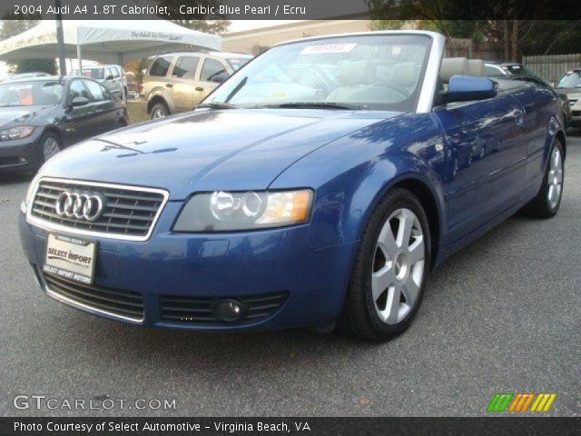 2004 Audi A4 1.8T Cabriolet in Caribic Blue Pearl