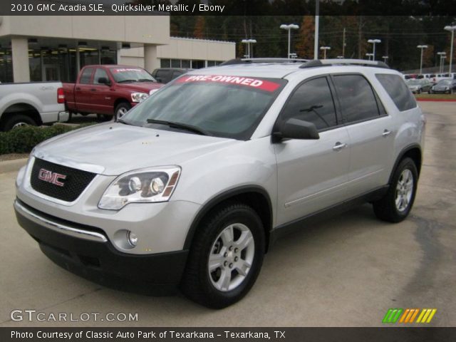 2010 GMC Acadia SLE in Quicksilver Metallic
