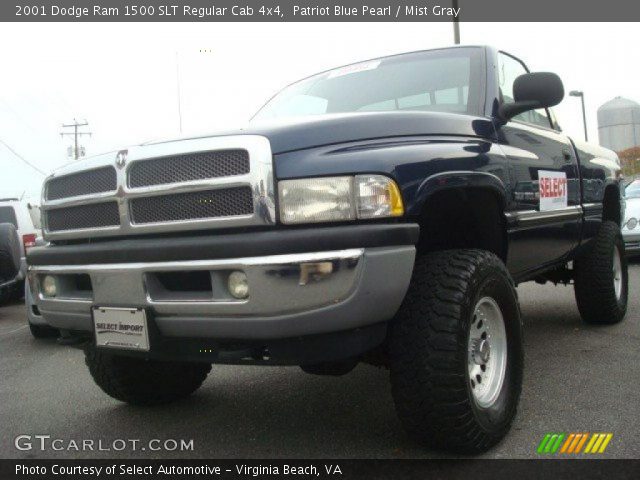 2001 Dodge Ram 1500 SLT Regular Cab 4x4 in Patriot Blue Pearl