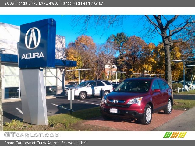 2009 Honda CR-V EX-L 4WD in Tango Red Pearl