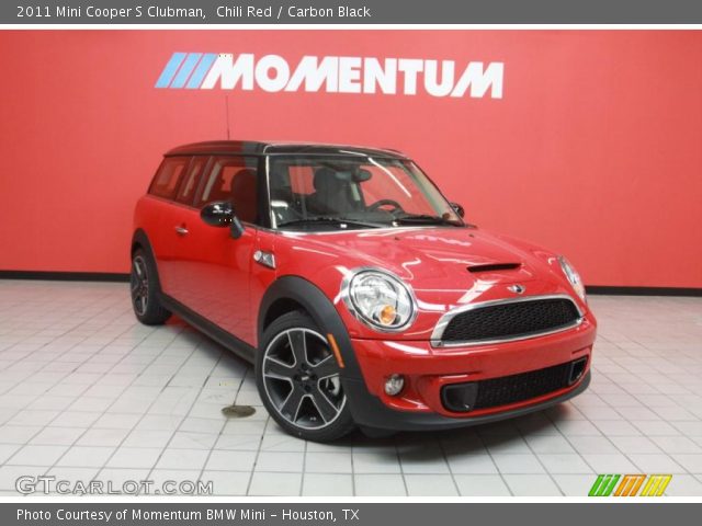 2011 Mini Cooper S Clubman in Chili Red
