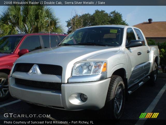 2008 Mitsubishi Raider LS Double Cab in Sierra Silver Metallic