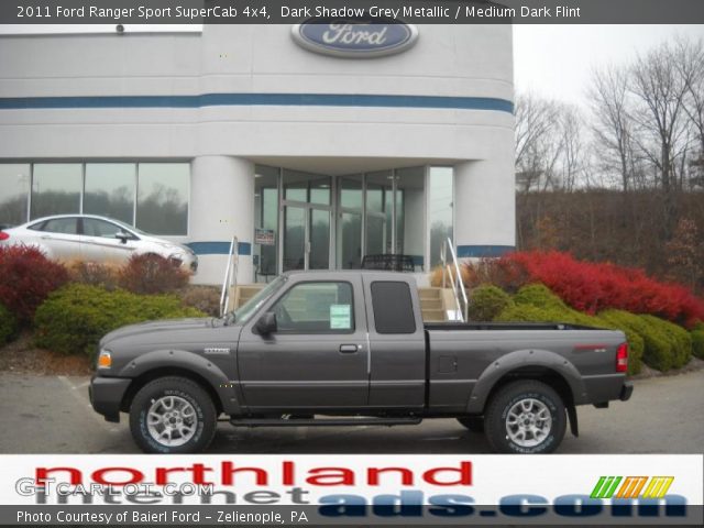 2011 Ford Ranger Sport SuperCab 4x4 in Dark Shadow Grey Metallic