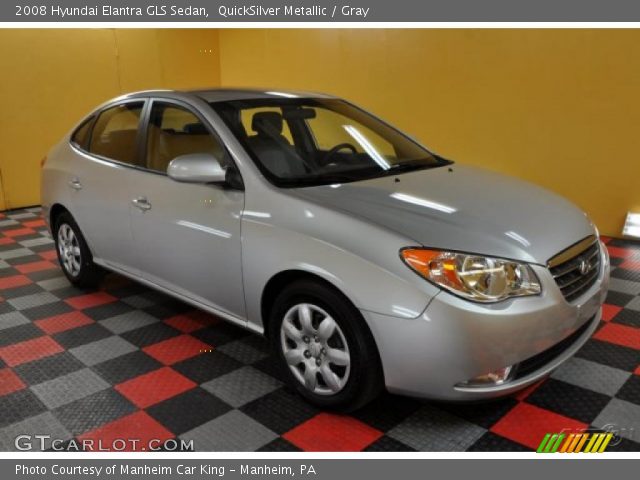 2008 Hyundai Elantra GLS Sedan in QuickSilver Metallic