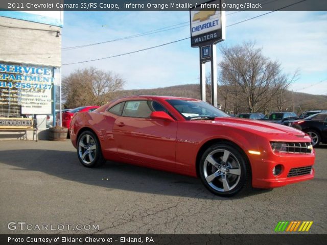 2011 Chevrolet Camaro SS/RS Coupe in Inferno Orange Metallic