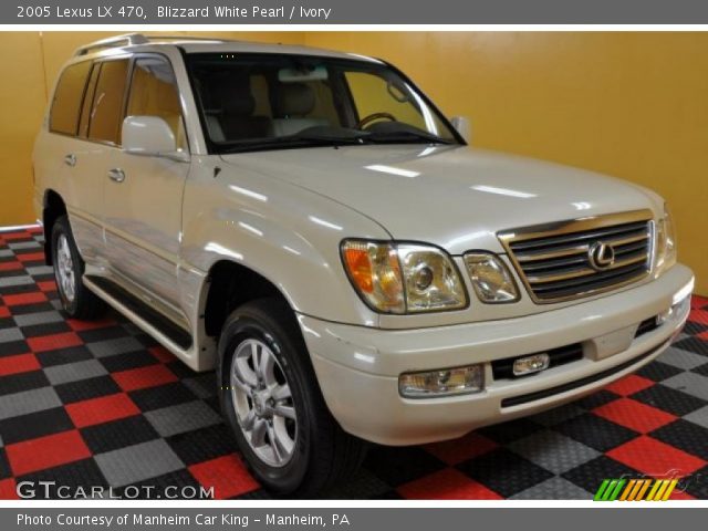 2005 Lexus LX 470 in Blizzard White Pearl