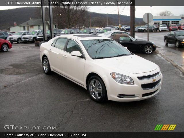 2010 Chevrolet Malibu LT Sedan in White Diamond Tricoat