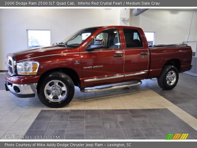 2006 Dodge Ram 2500 SLT Quad Cab in Inferno Red Crystal Pearl