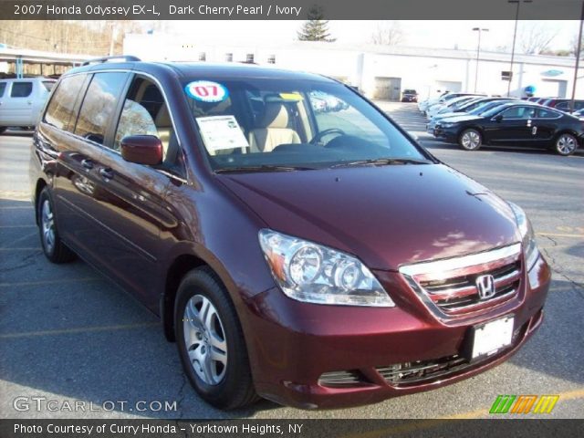2007 Honda Odyssey EX-L in Dark Cherry Pearl
