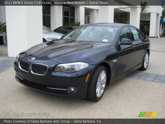 Imperial blue bmw 5 series #2
