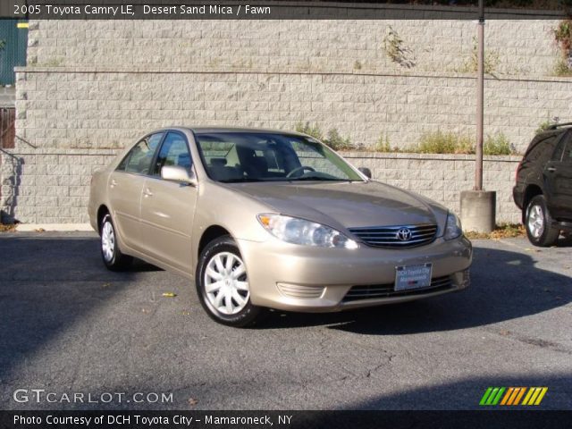 2005 Toyota Camry LE in Desert Sand Mica