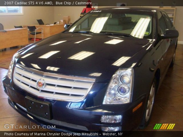 2007 Cadillac STS 4 V6 AWD in Blue Chip