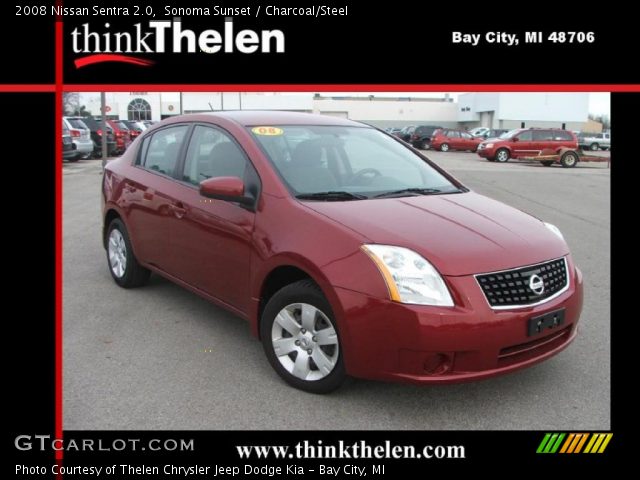 2008 Nissan Sentra 2.0 in Sonoma Sunset