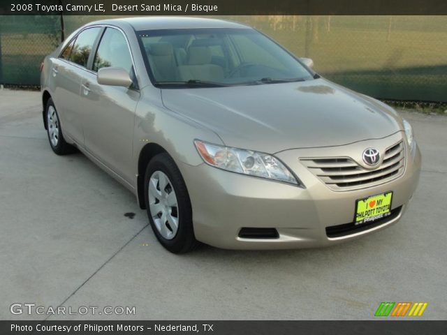 2008 Toyota Camry LE in Desert Sand Mica