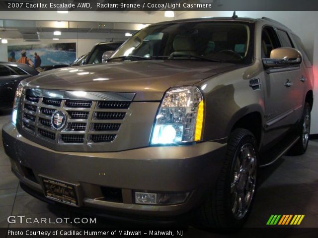 2007 Cadillac Escalade AWD in Radiant Bronze