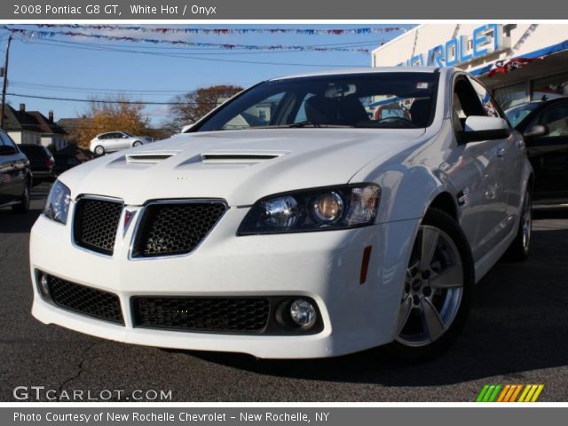 2008 Pontiac G8 GT in White Hot