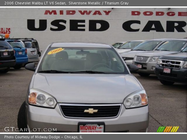 2006 Chevrolet Malibu LT V6 Sedan in Silverstone Metallic