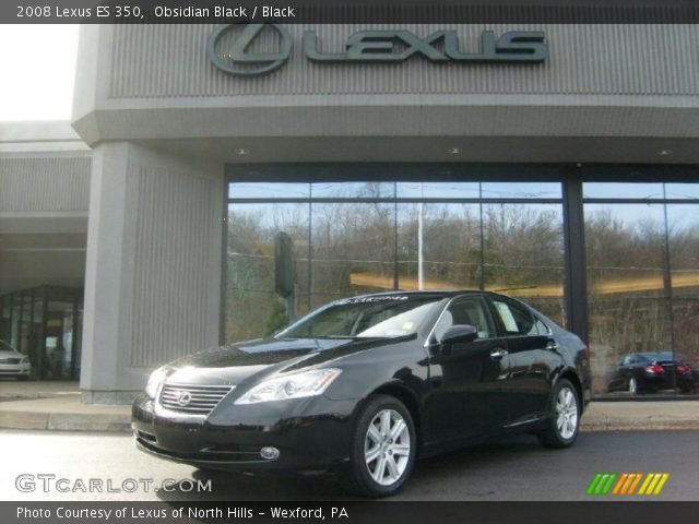 2008 Lexus ES 350 in Obsidian Black