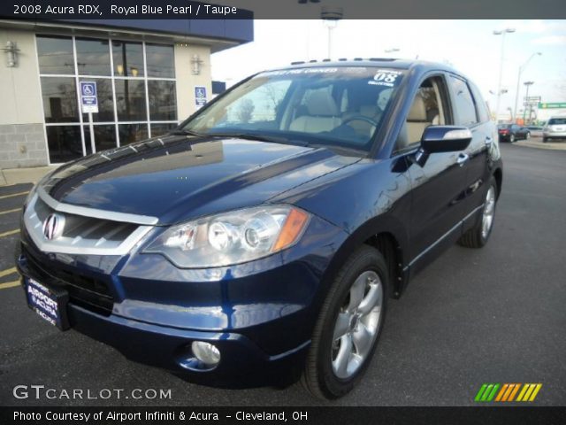 2008 Acura RDX  in Royal Blue Pearl