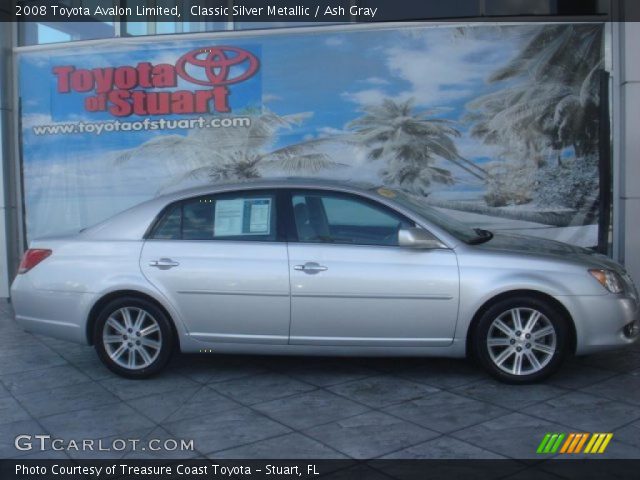 2008 Toyota Avalon Limited in Classic Silver Metallic