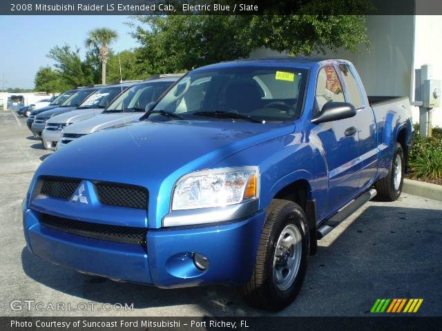 2008 Mitsubishi Raider LS Extended Cab in Electric Blue