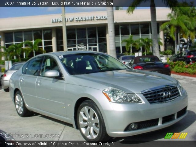 2007 Infiniti M 35 Sedan in Liquid Platinum Metallic