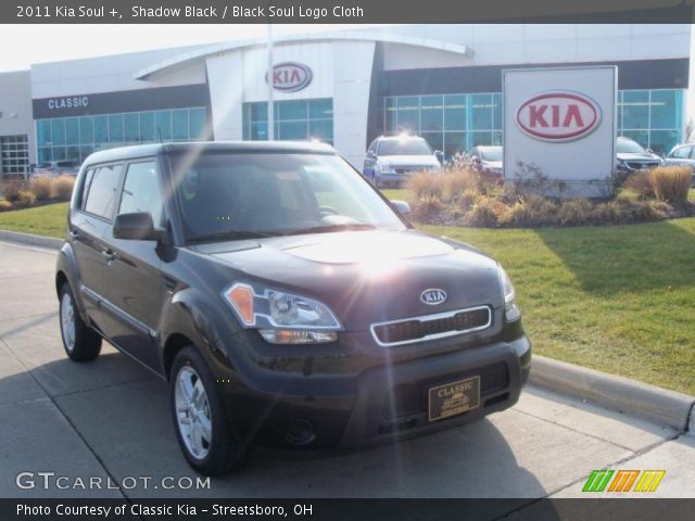 2011 Kia Soul + in Shadow Black