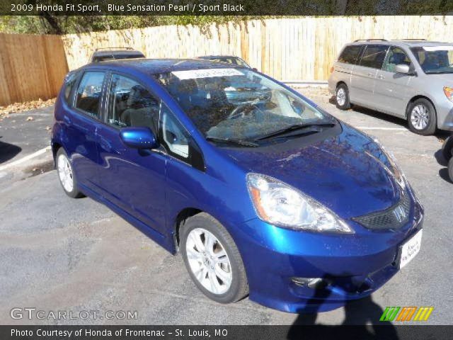2009 Honda Fit Sport in Blue Sensation Pearl