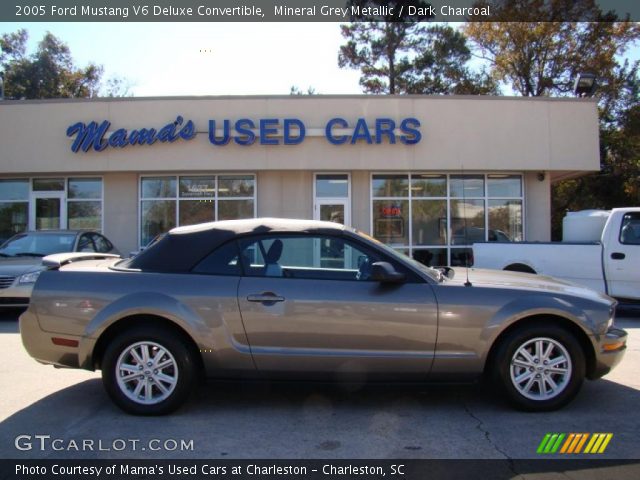 2005 Ford Mustang V6 Deluxe Convertible in Mineral Grey Metallic