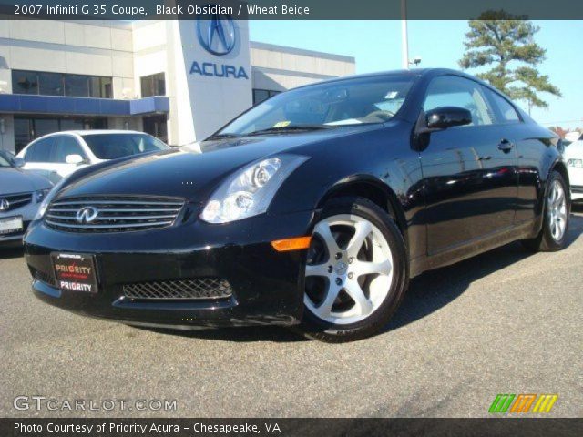 2007 Infiniti G 35 Coupe in Black Obsidian