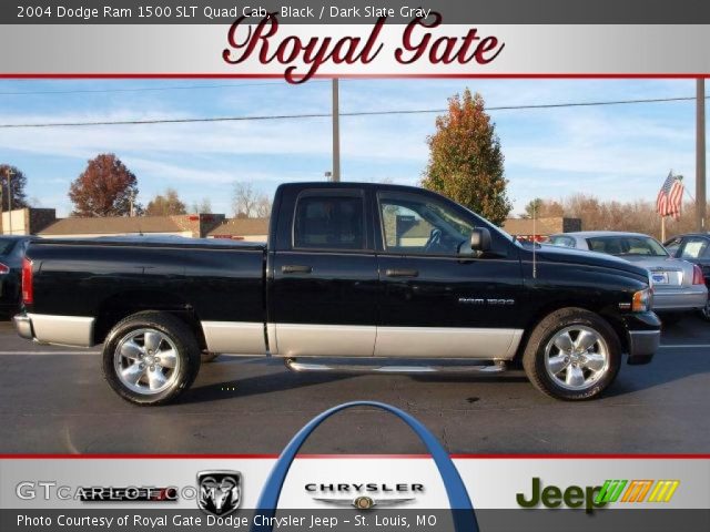 2004 Dodge Ram 1500 SLT Quad Cab in Black