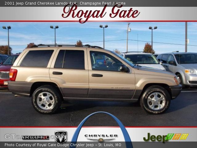 2001 Jeep Grand Cherokee Laredo 4x4 in Champagne Pearl